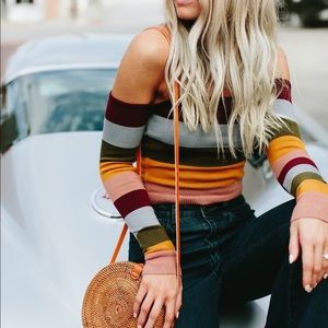 Vestique NWT Ask My Assistant crop top M/L